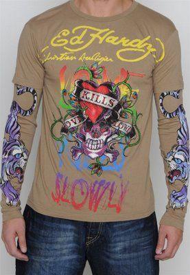 Ed Hardy shirts men-533